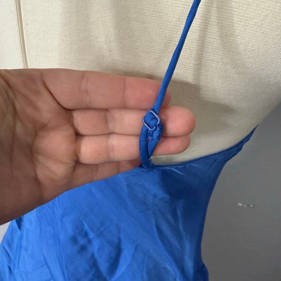 NWT Free People Intimately Day To Night Convertible Slip, Blue, S 53621744 - Picture 4 of 6